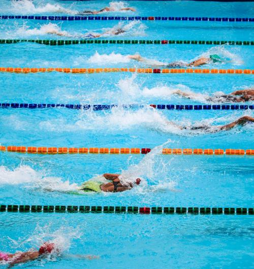 Zwemwedstrijden: routine en bijgeloof 